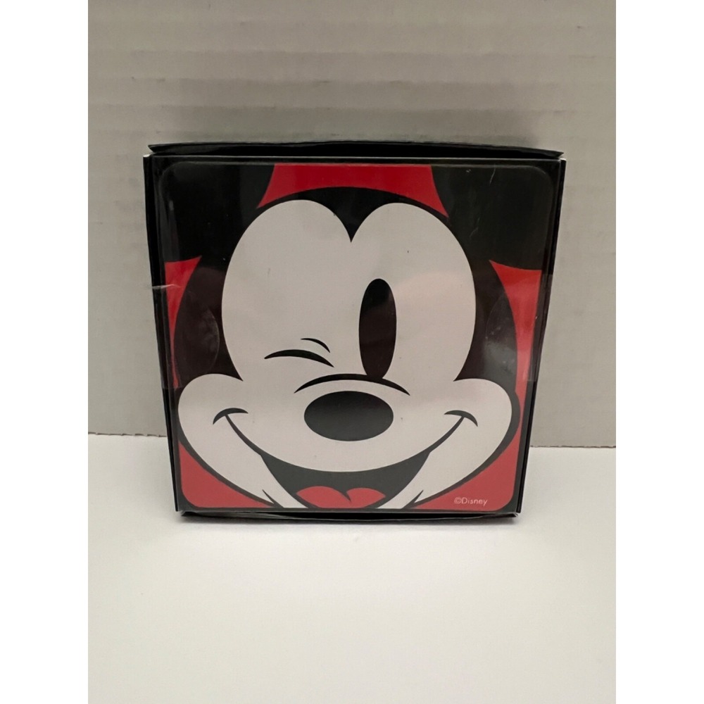 NWT in‎ box Disney Mickey Mouse 4 pack of Coasters Each one with a different.